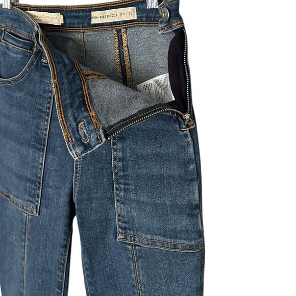 Anthropologie Pilcro High-Rise Bootcut Jean Women's 25 Medium Wash Carpenter - Picture 6 of 10